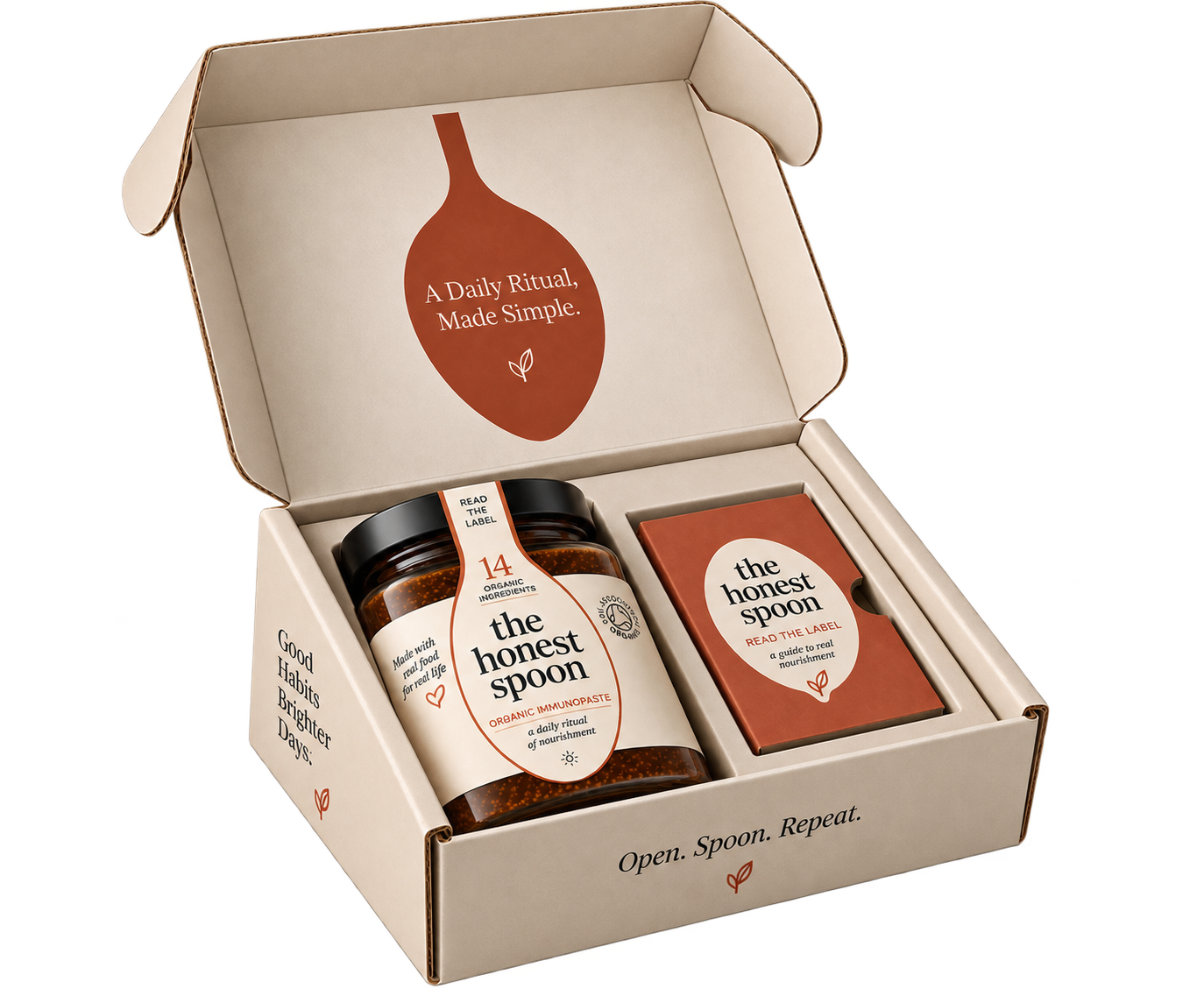 The Honest Spoon opened box